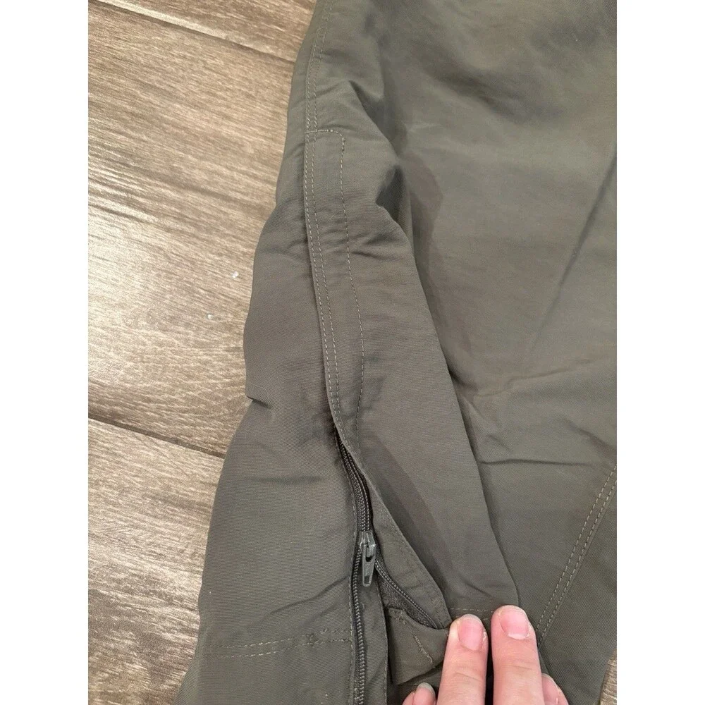 The North Face Pants Mens XL Convertible‎ Hiking Zipper To Shorts Belted Logo